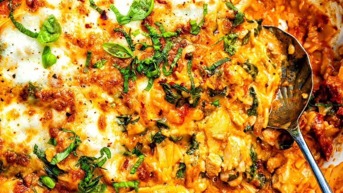 Creamy Marry Me Chicken Lasagna (One Pan!)