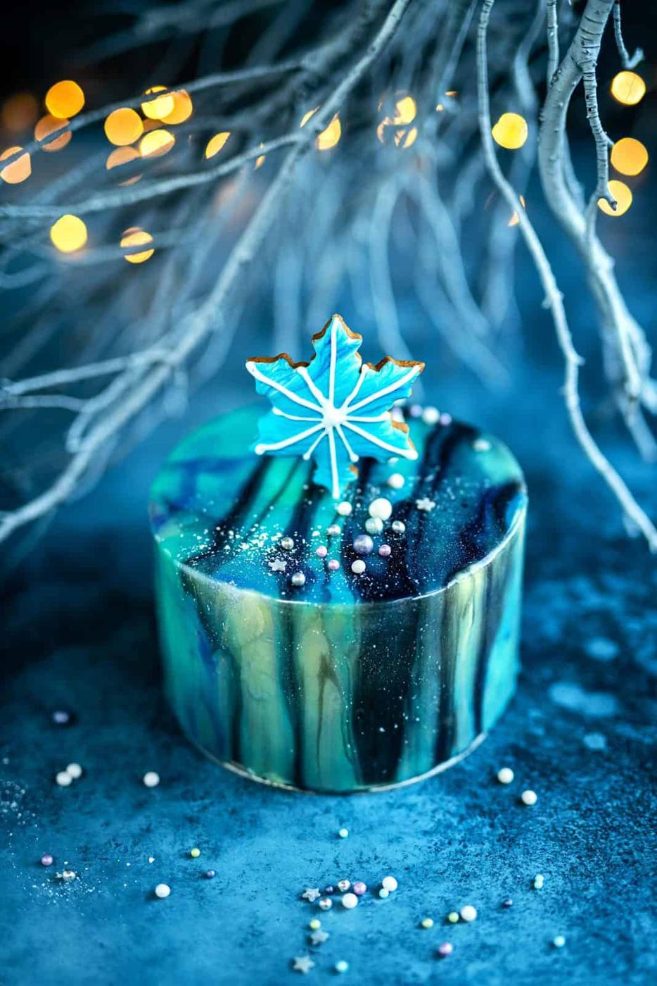 Mirror Glaze Cake