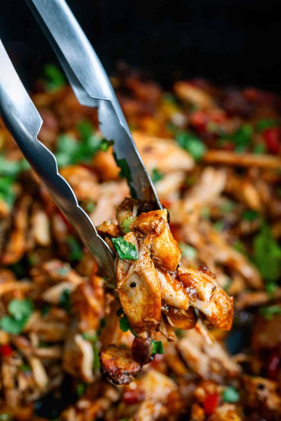 shredded chicken taco meat
