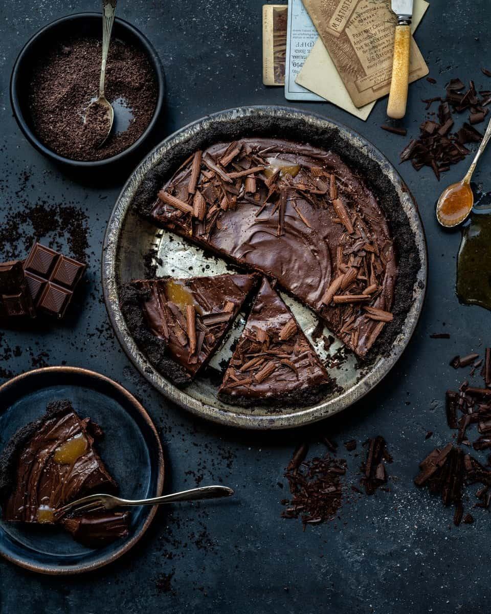No-bake Vegan Chocolate Tart