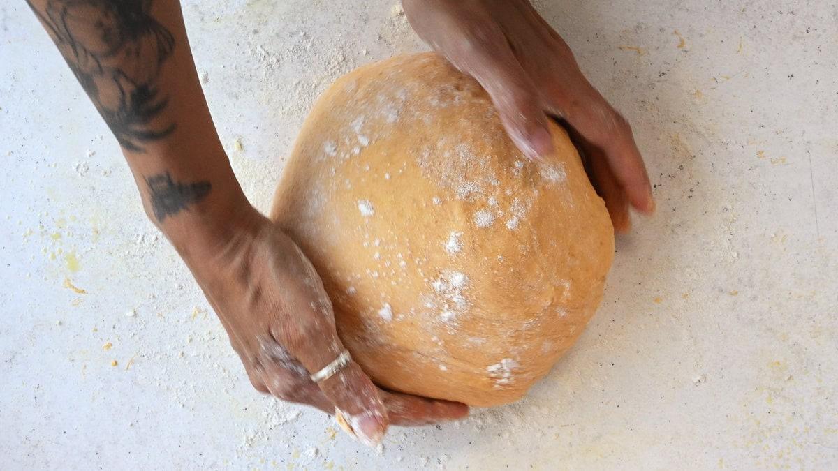 shaping bread