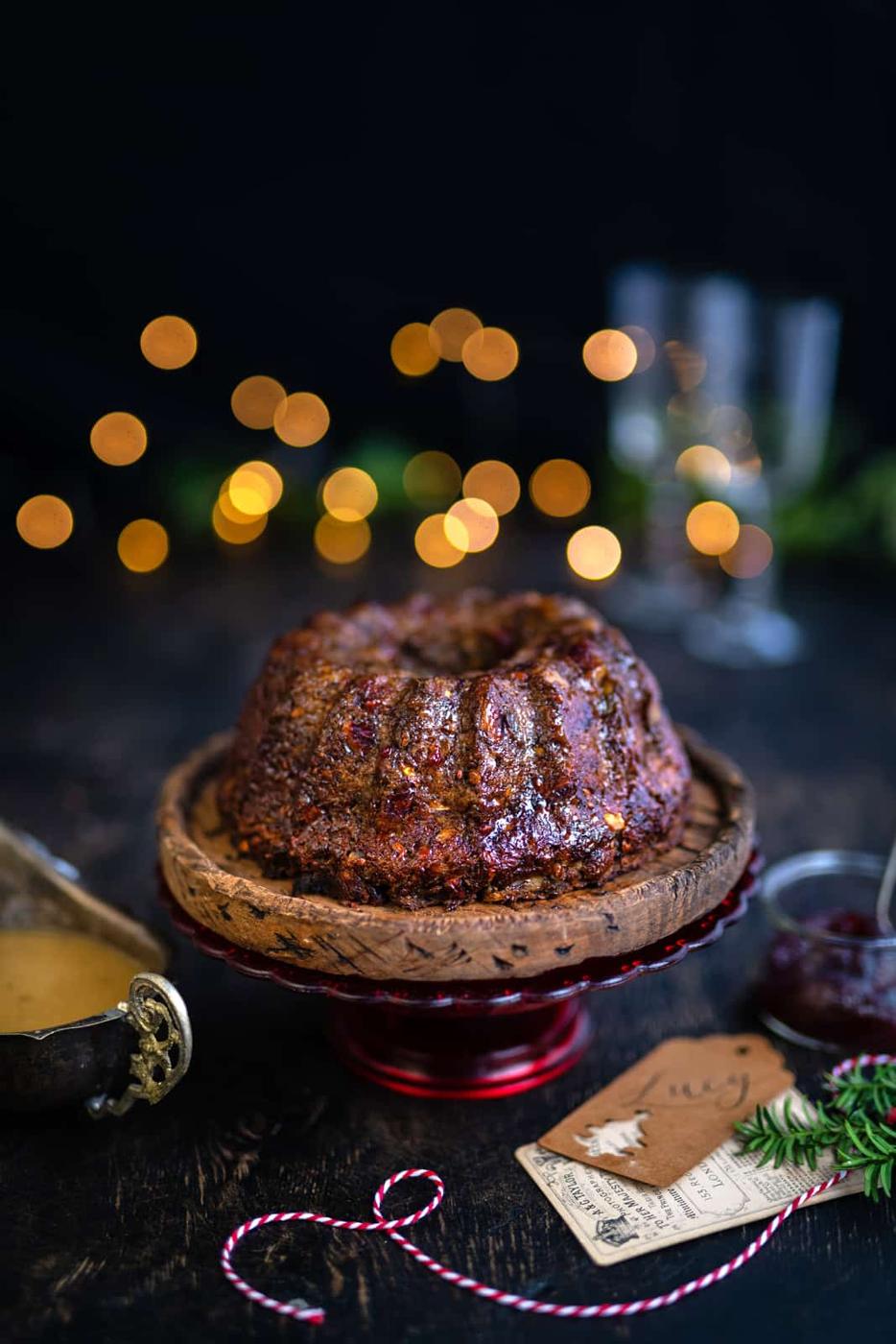 Easy Vegan Nut Roast with Onion Gravy