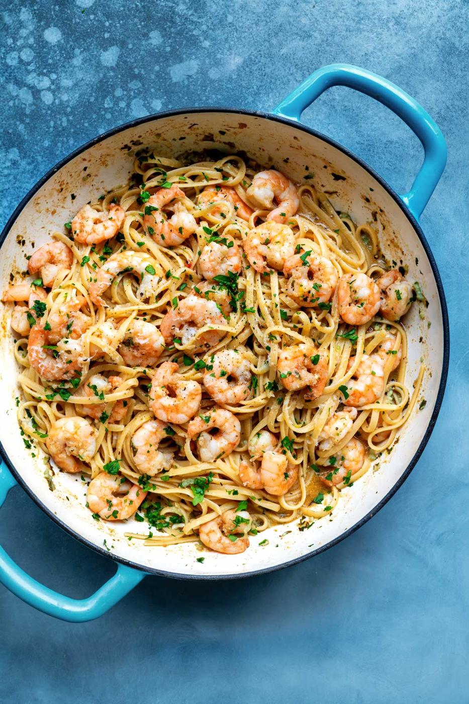 Old Bay Shrimp Linguine