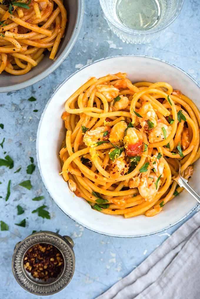 One-pot Crab Pasta!