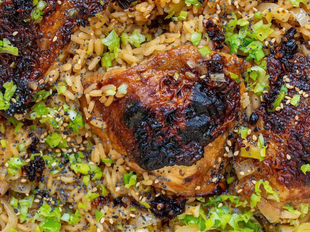 One-Pot Miso Chicken and Rice