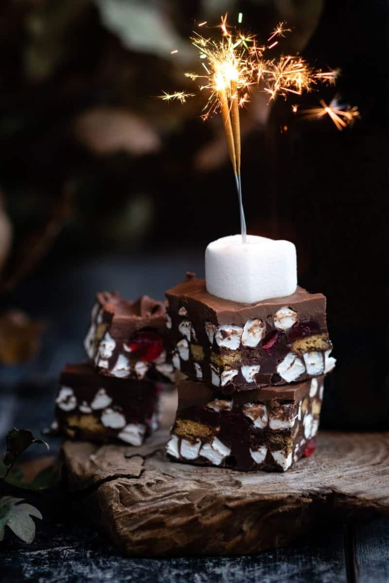 Totally addictive rocky road