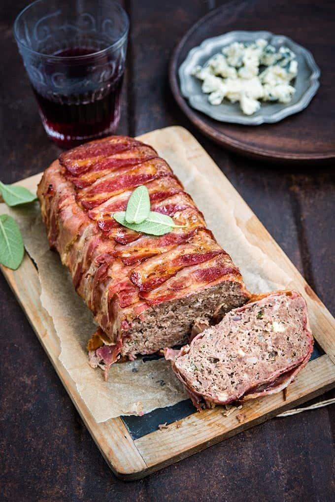 Pancetta-wrapped Meatloaf