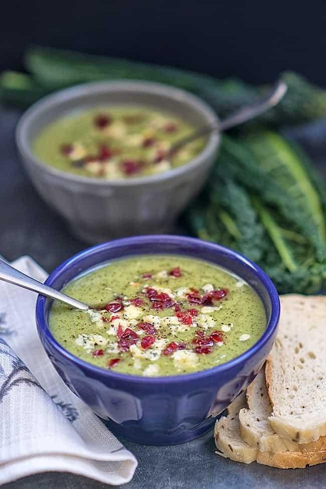 Parsnip, Kale and Stilton Soup