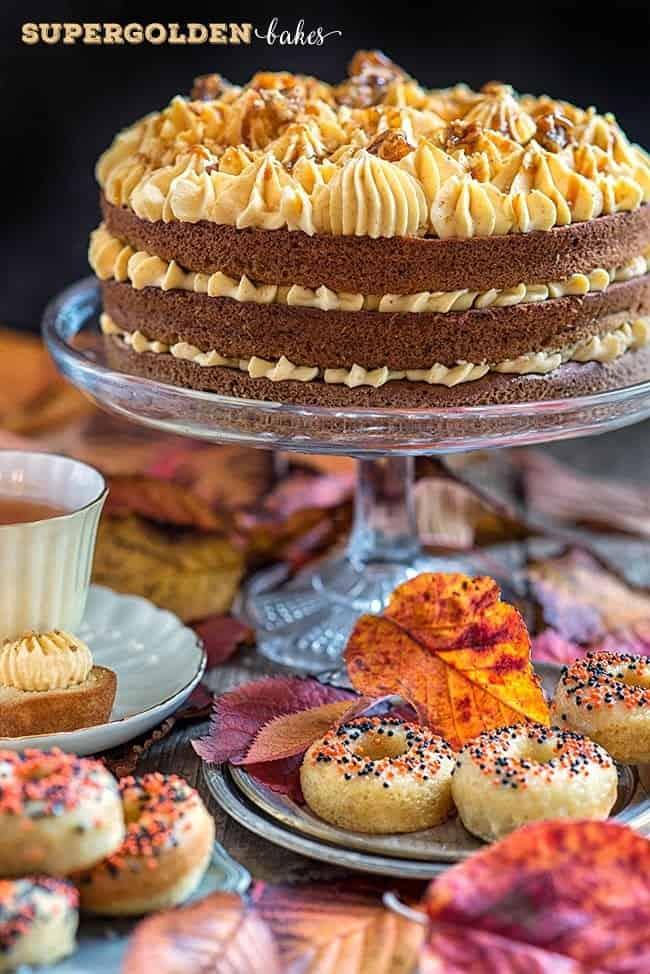 Pumpkin Layer Cake with Cream Cheese Frosting