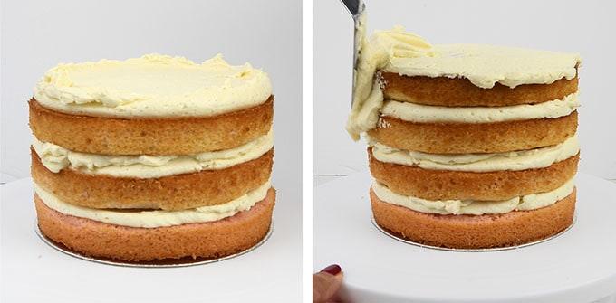 Assembling a layer cake collage