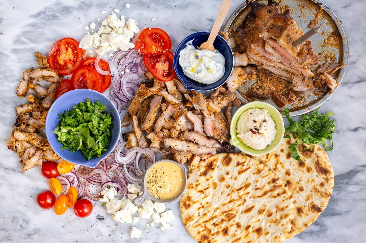 Air Fryer Pork Gyros
