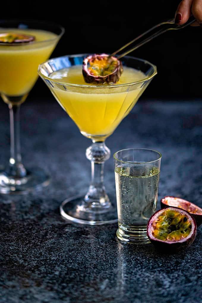 P***star Martini (Passion Fruit Vodka Cocktail)