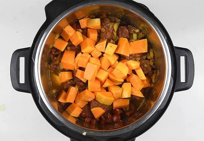 Making lamb korma in an instant pot