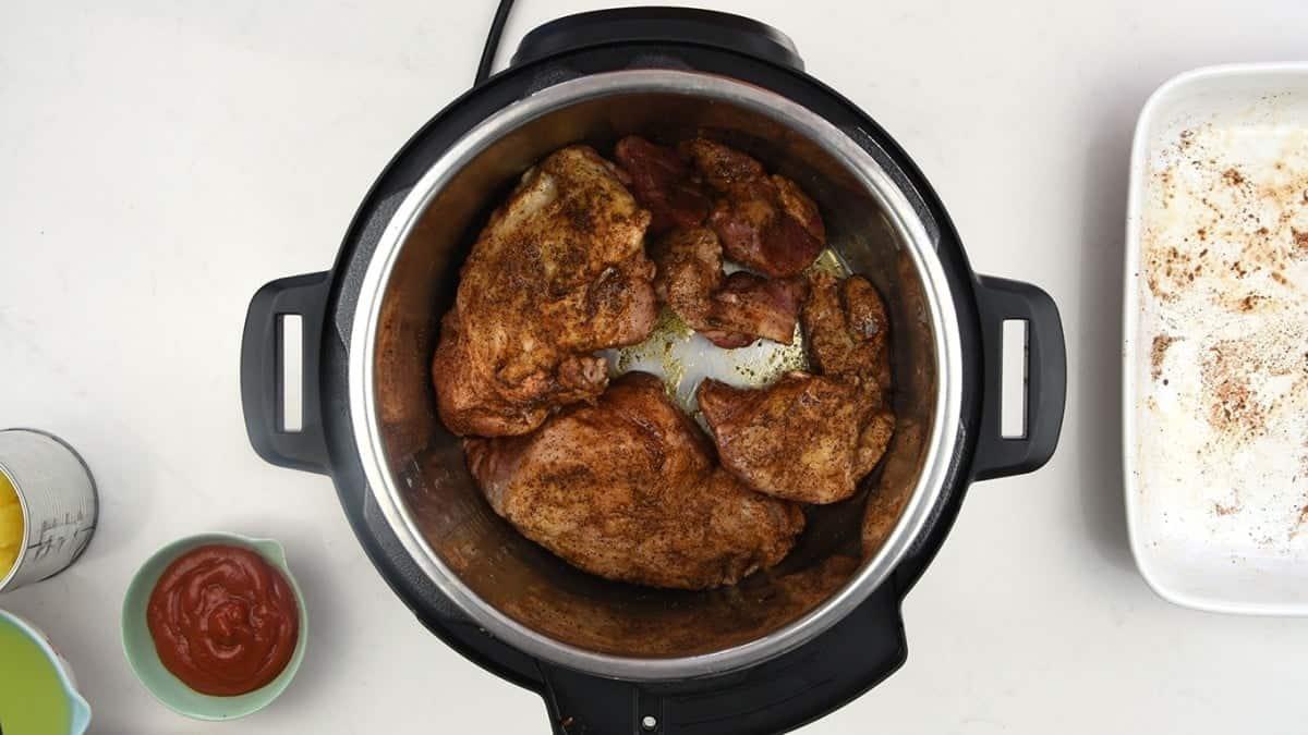 Browning pork in an Instant Pot