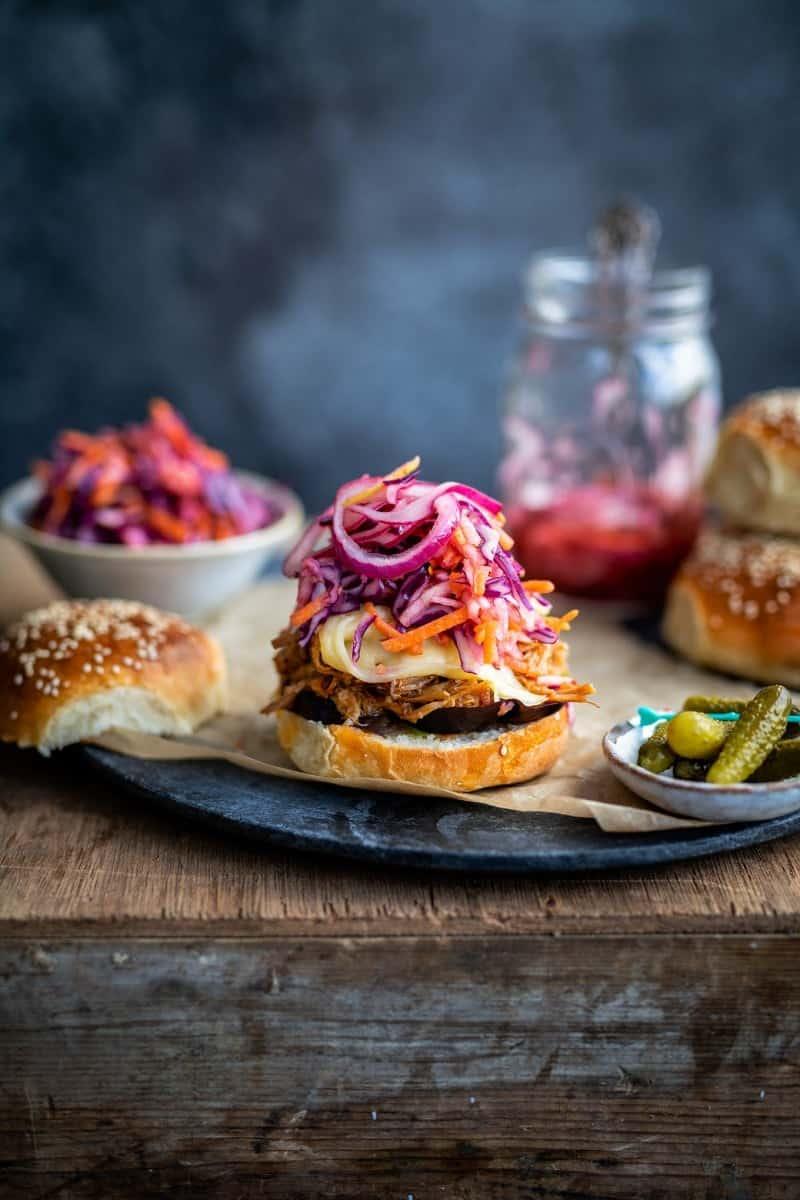 Pulled pork sandwiches