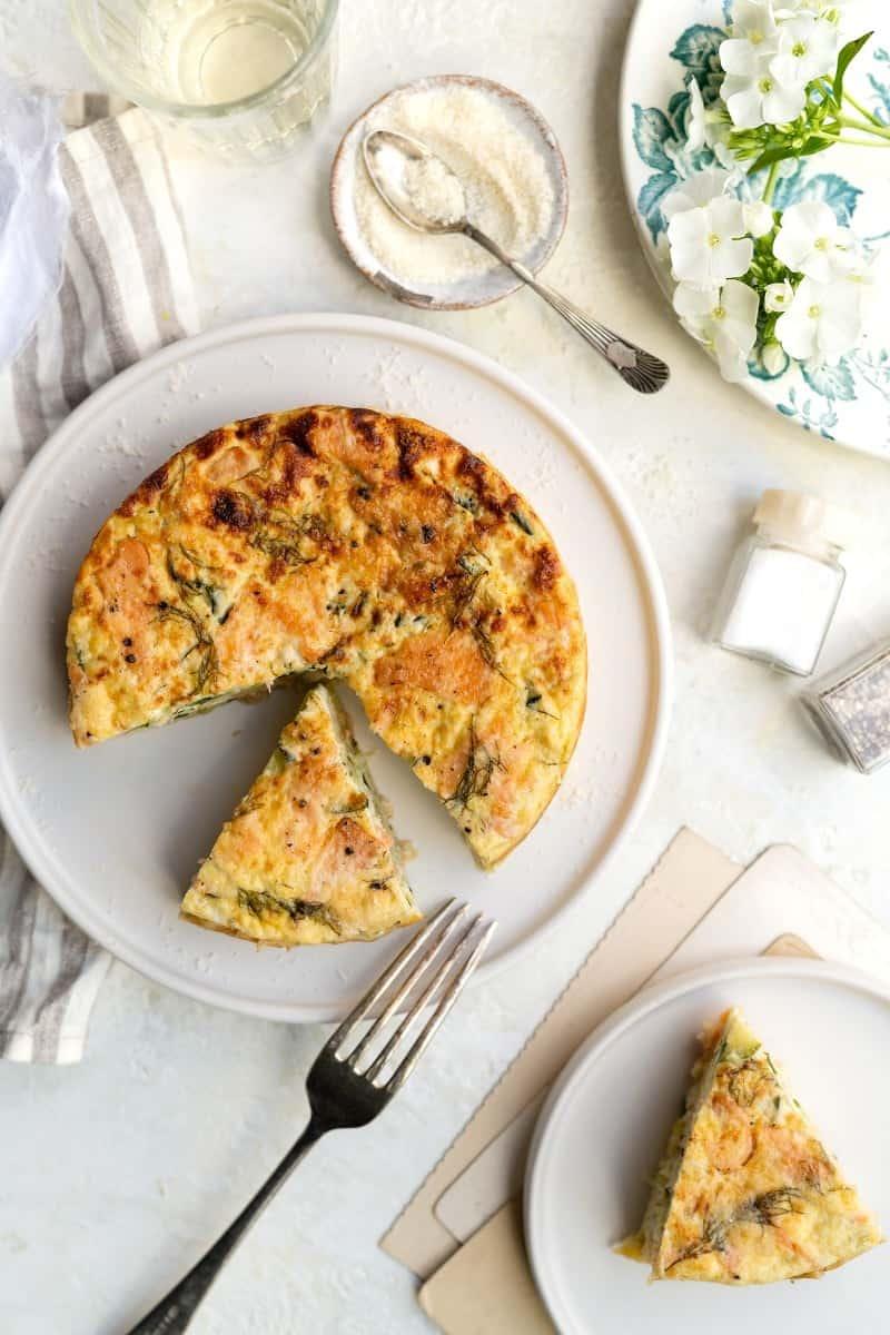 Instant Pot Smoked Salmon Frittata