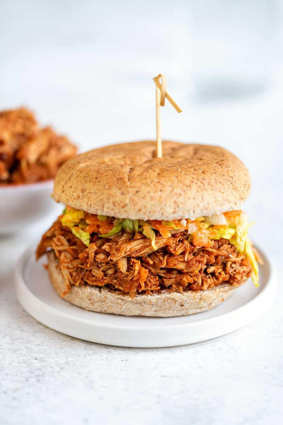 Slow Cooker Pulled Chicken | Slimming Friendly