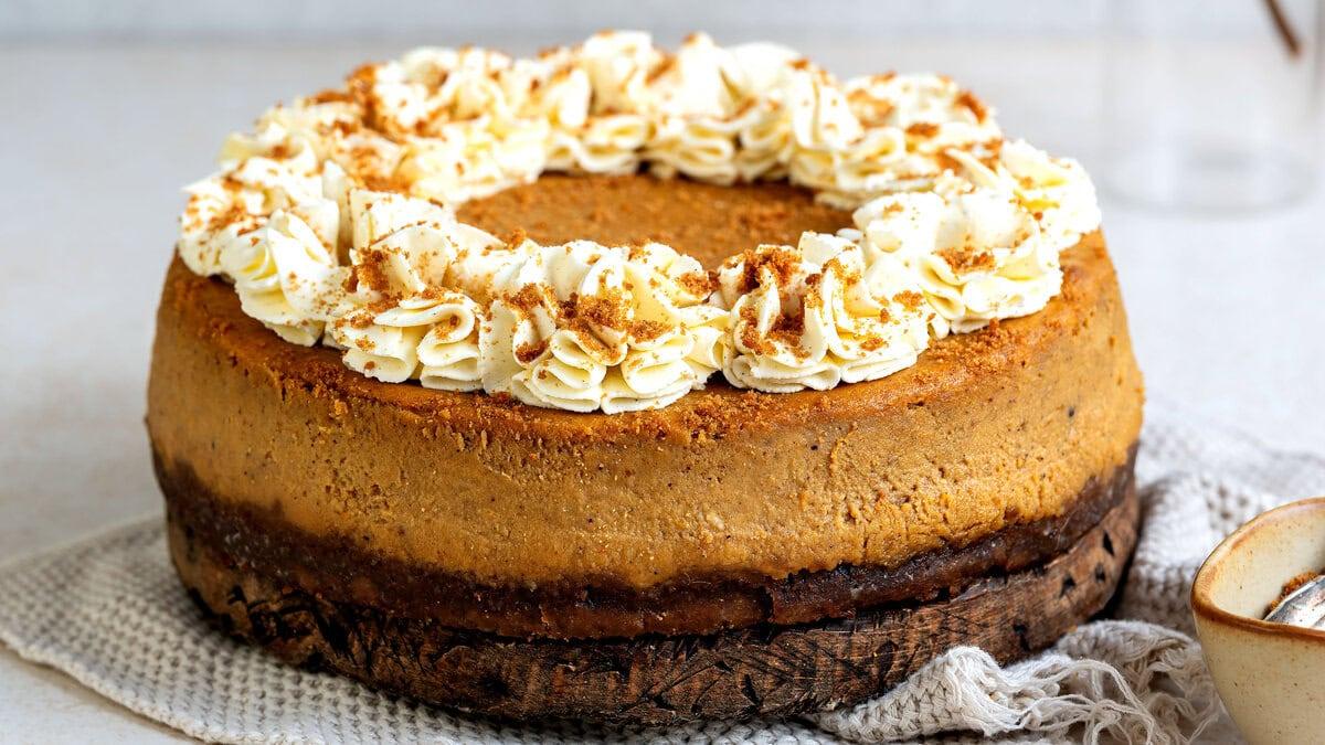 Pumpkin Pie Cheesecake (No Water Bath!)