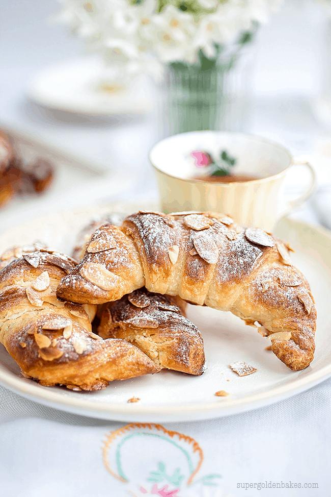 Quick Method Almond Croissants