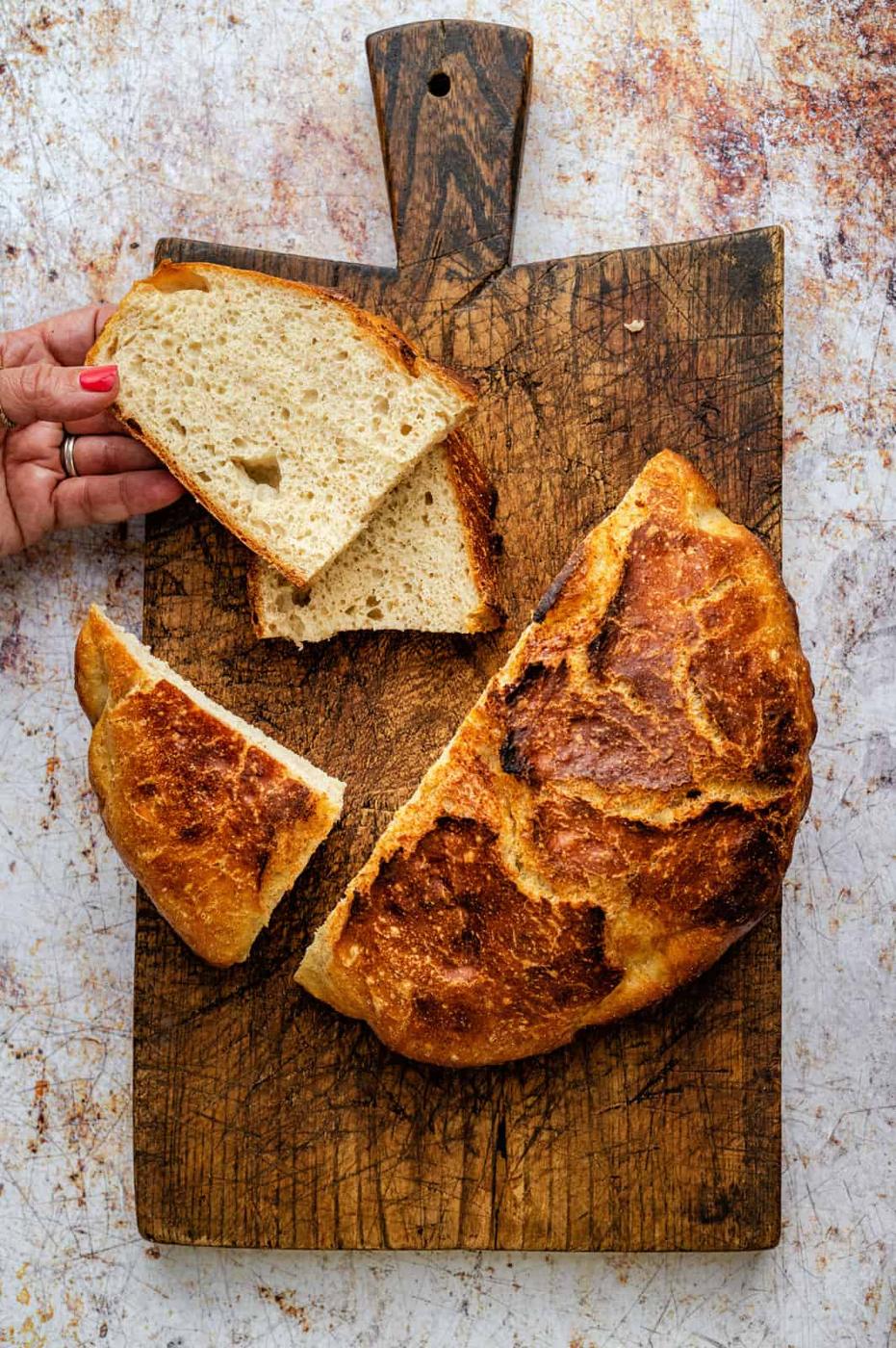 Quick Sourdough Bread With Yeast