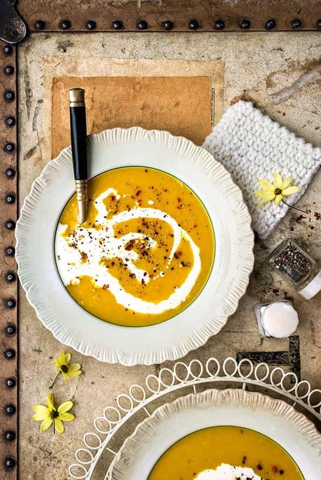 Creamy Carrot and Parsnip Soup