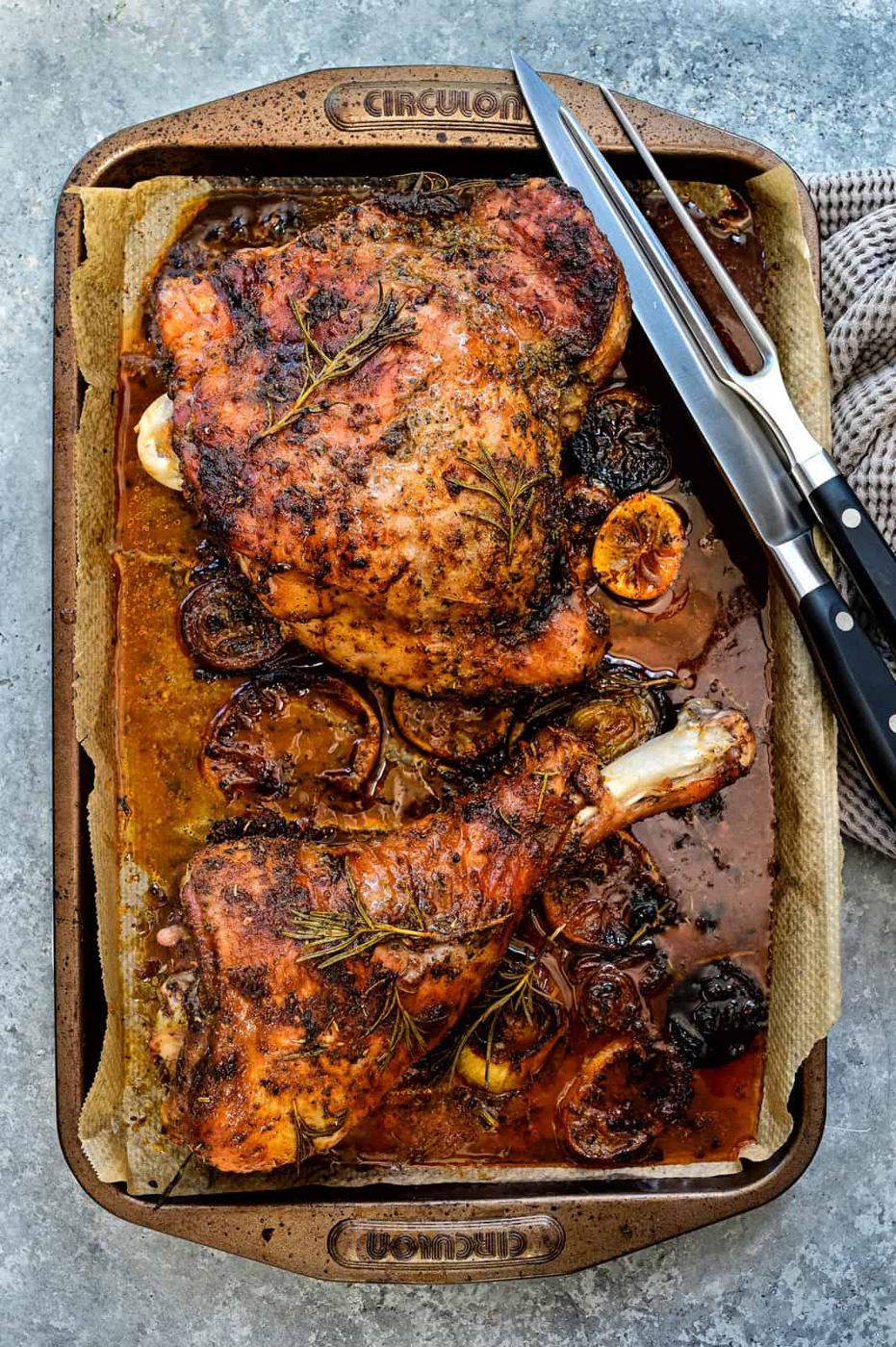 Easy Roasted Turkey Legs