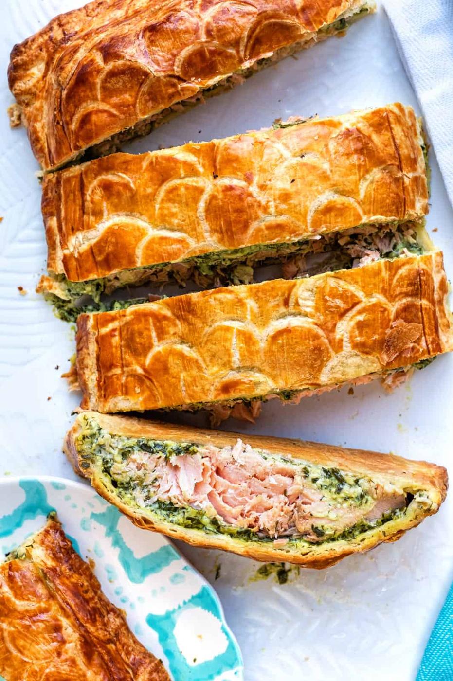 Salmon Wellington (Salmon En Croute)
