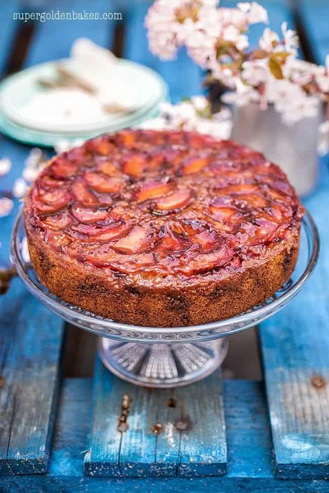 Plum Cake – Upside-Down Fruit Cake