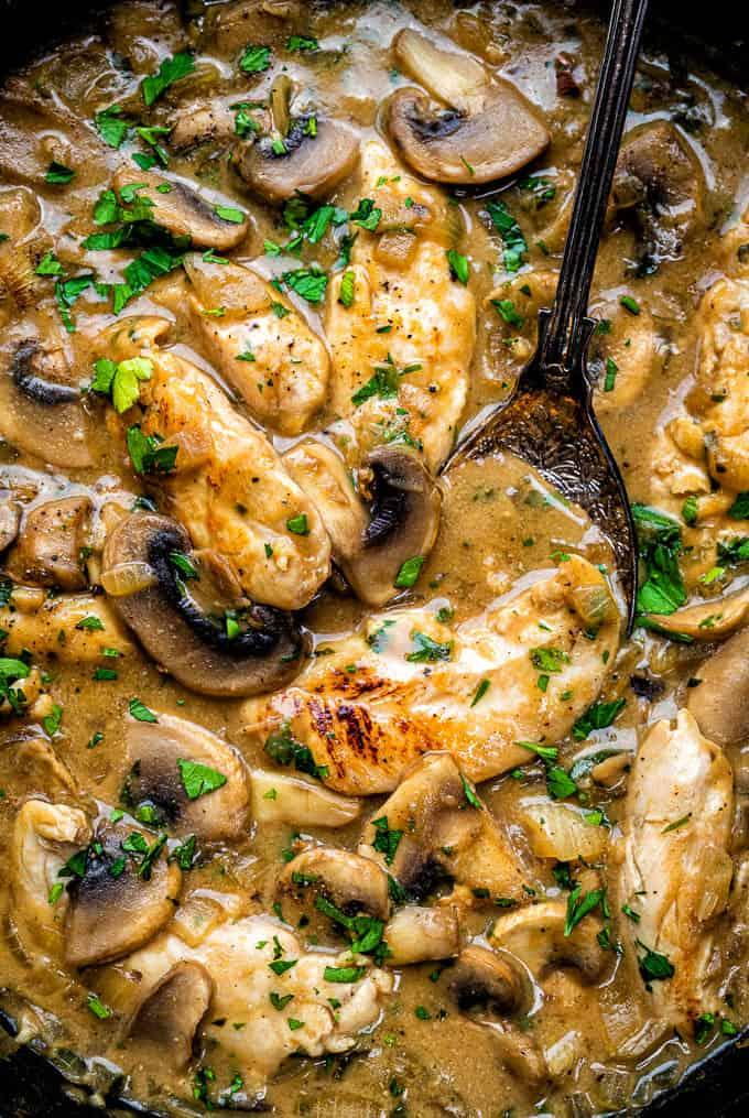 Easy Chicken Stroganoff (Slimming World Friendly)