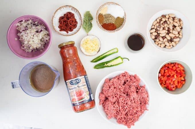 Slimming World Chilli Con Carne ingredients
