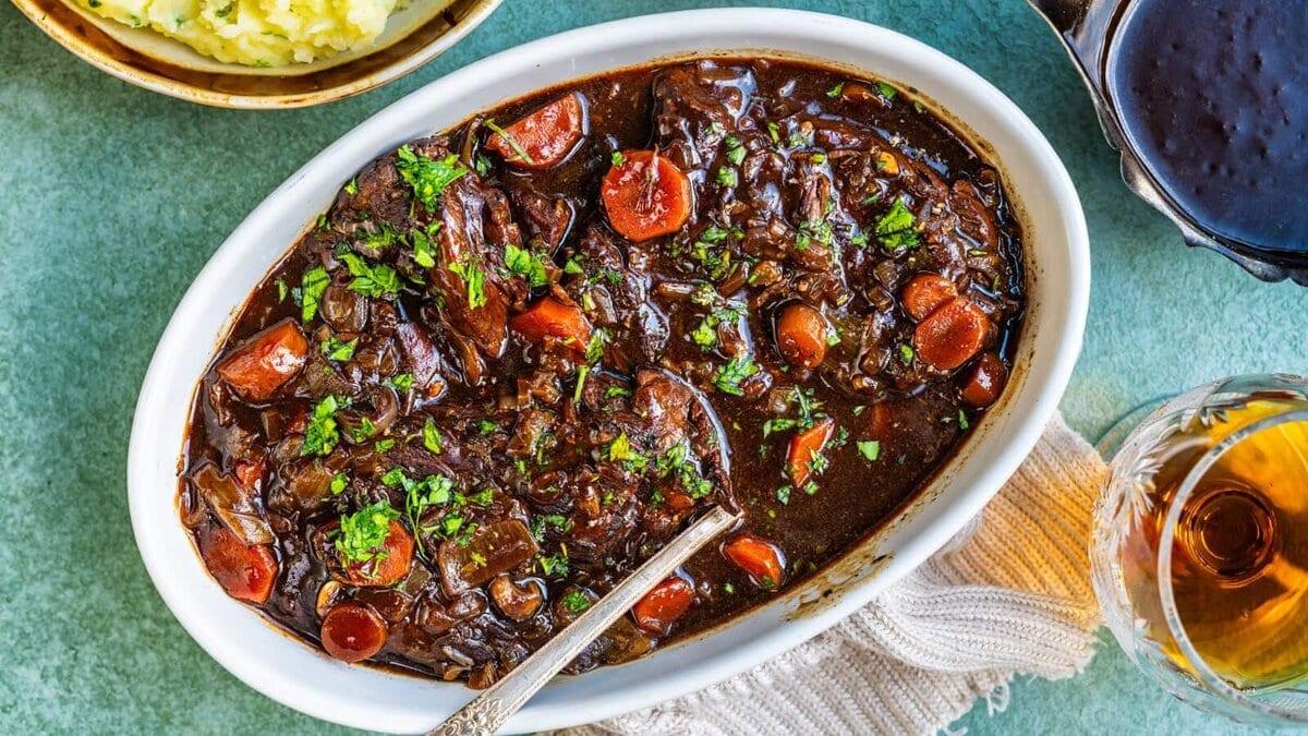 Slow Cooker Braised Steak With Rich Gravy