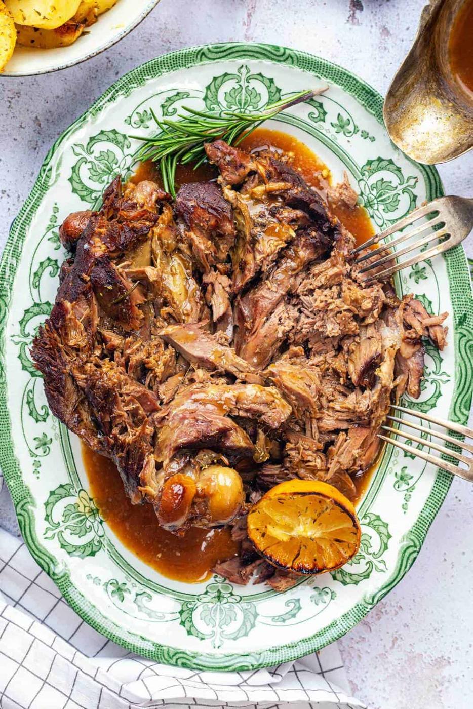Slow Cooker Leg Of Lamb