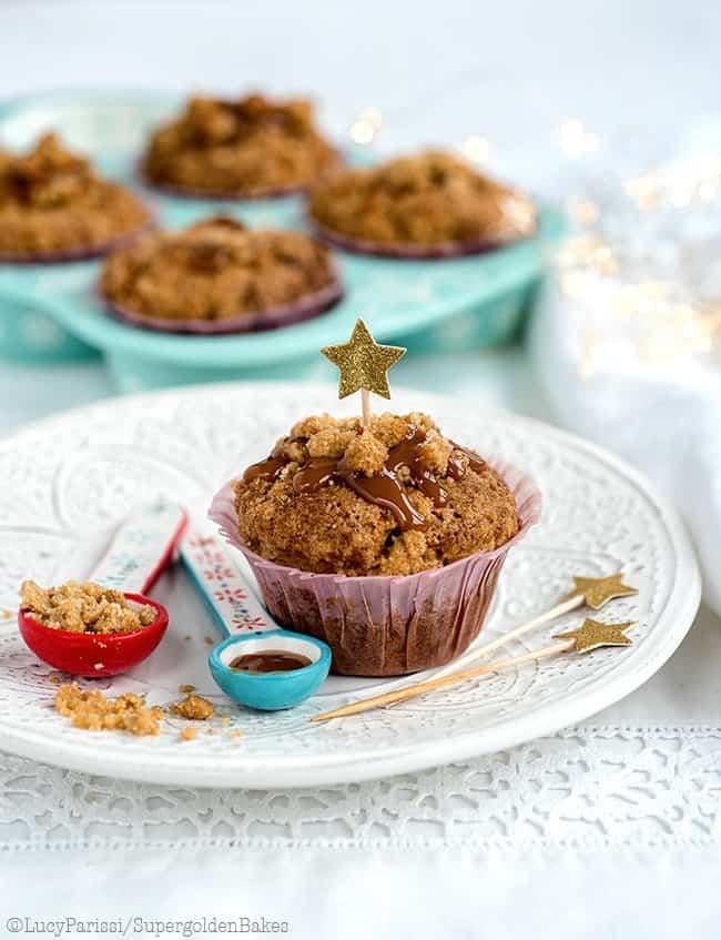 Spiced Ginger Muffins with Streusel