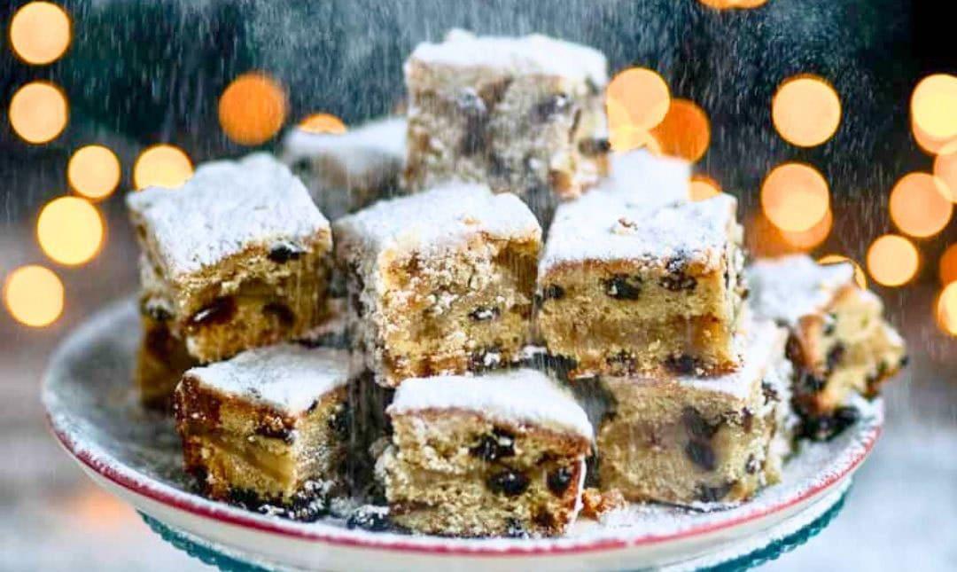 Stollen Bites (No Yeast German Stollen)