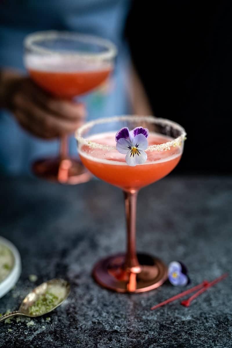 Strawberry Gin Sour