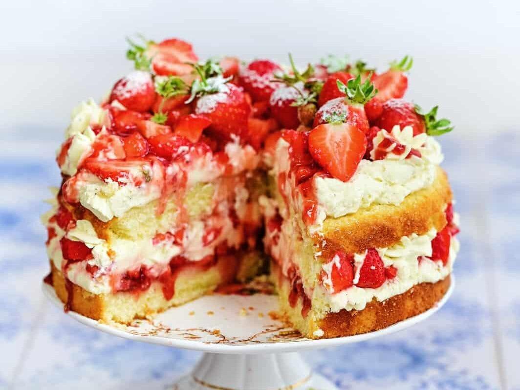 Strawberry Shortcake Cake