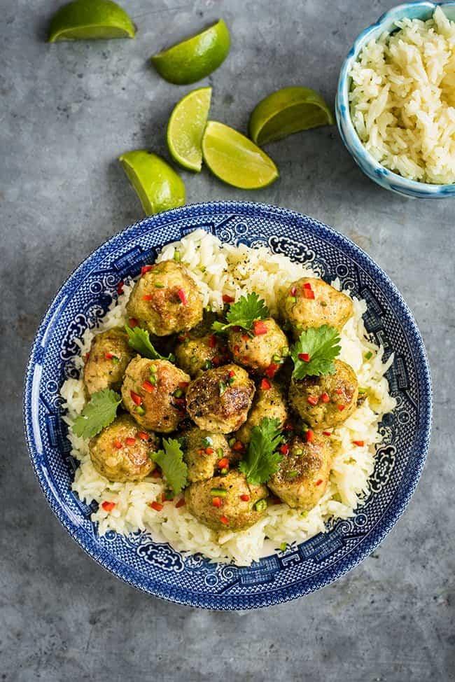 Thai Green Curry Meatballs
