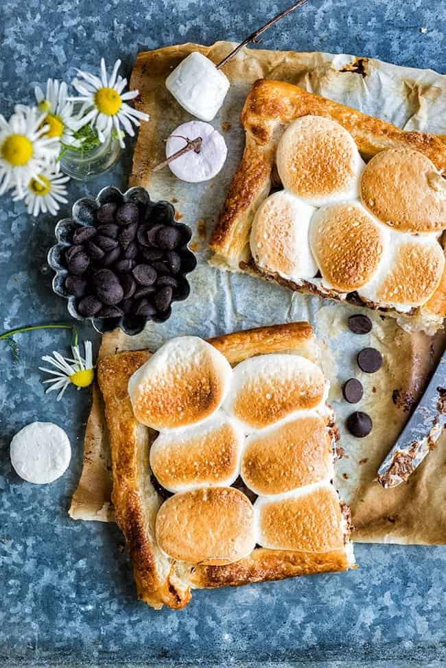 Three Ingredient S’mores Tart