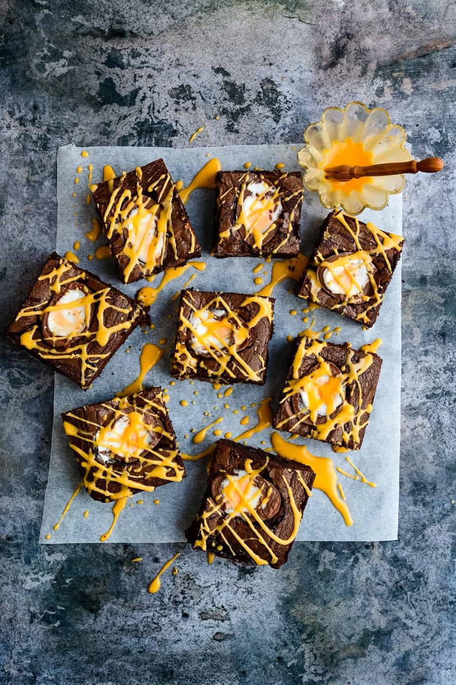 Creme Egg Brownies