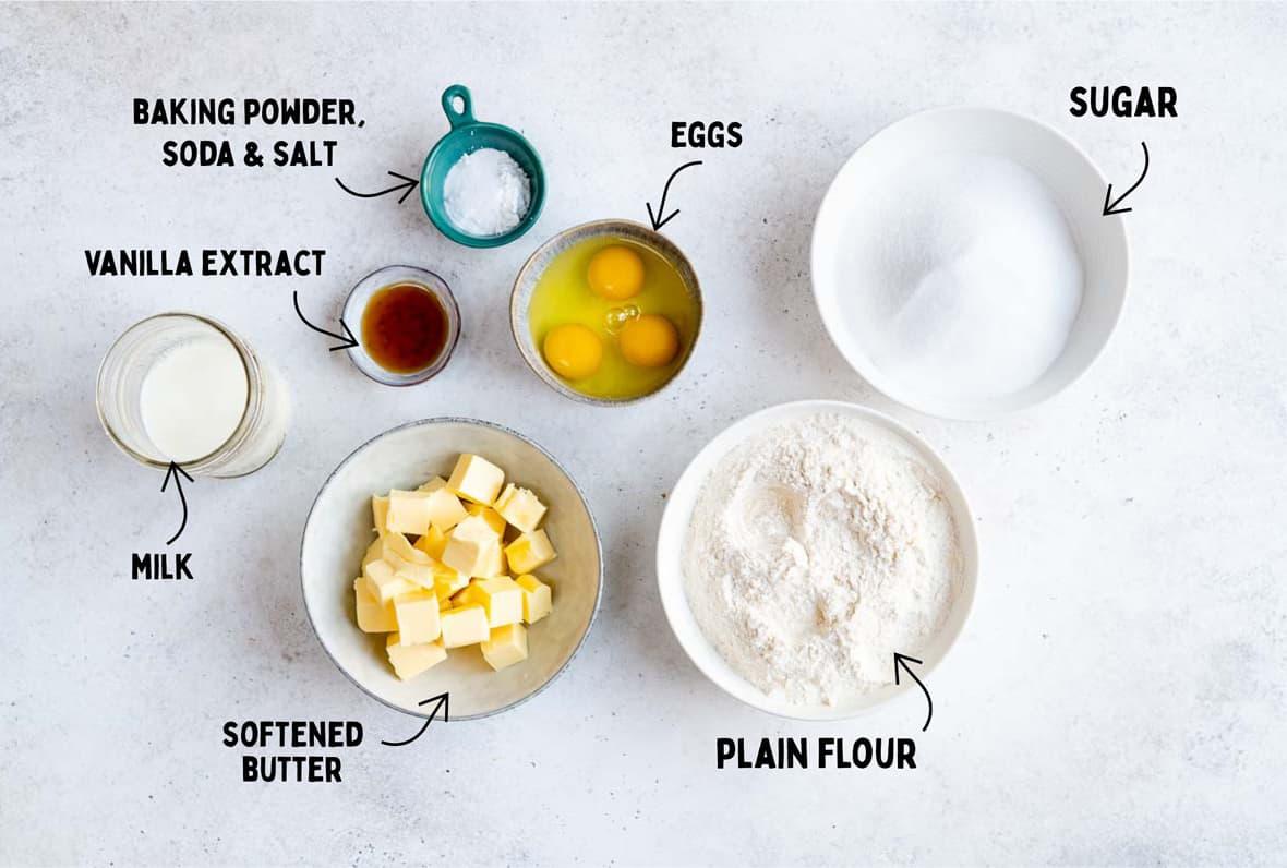 cake ingredients
