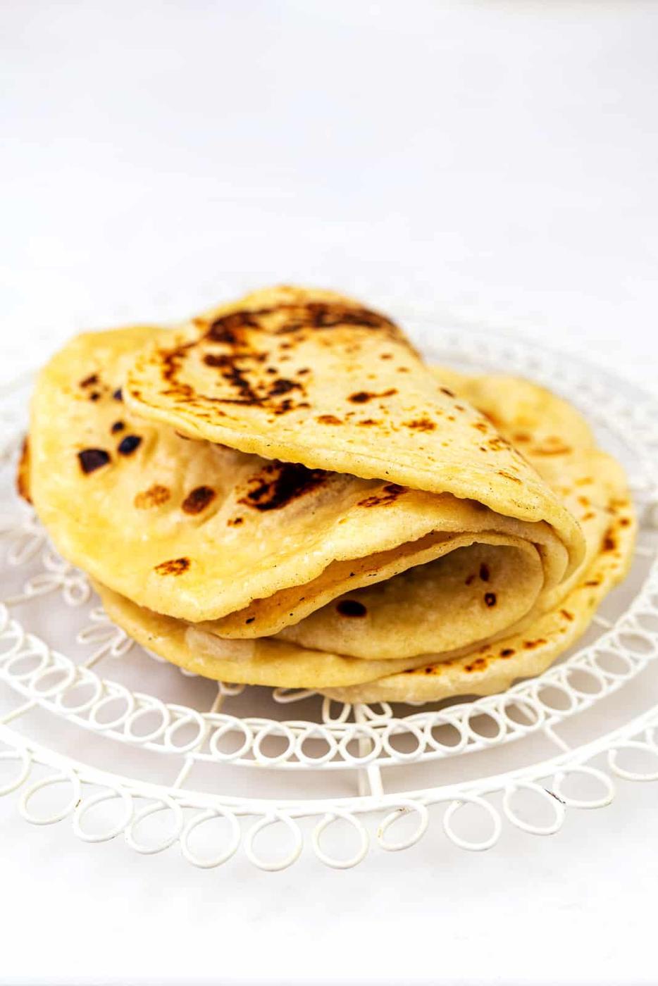 Easy Two Ingredient Yogurt Flatbreads