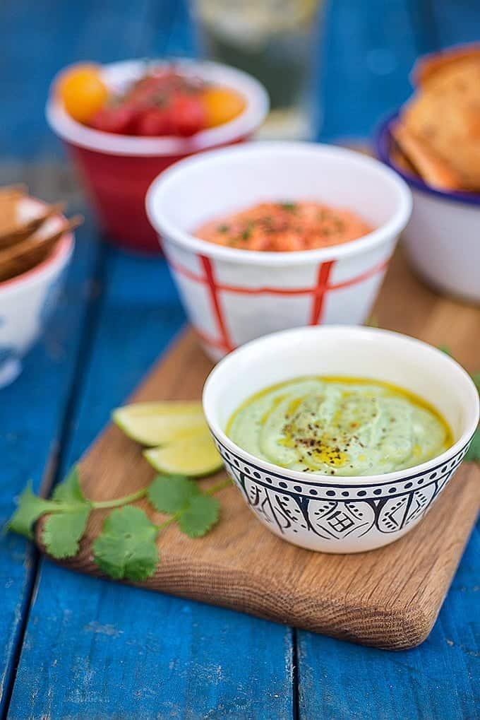 Two super-easy essential summer dips