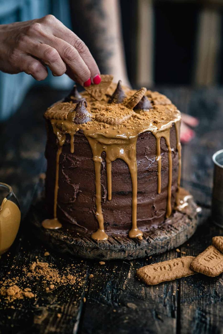 Vegan Biscoff Cake