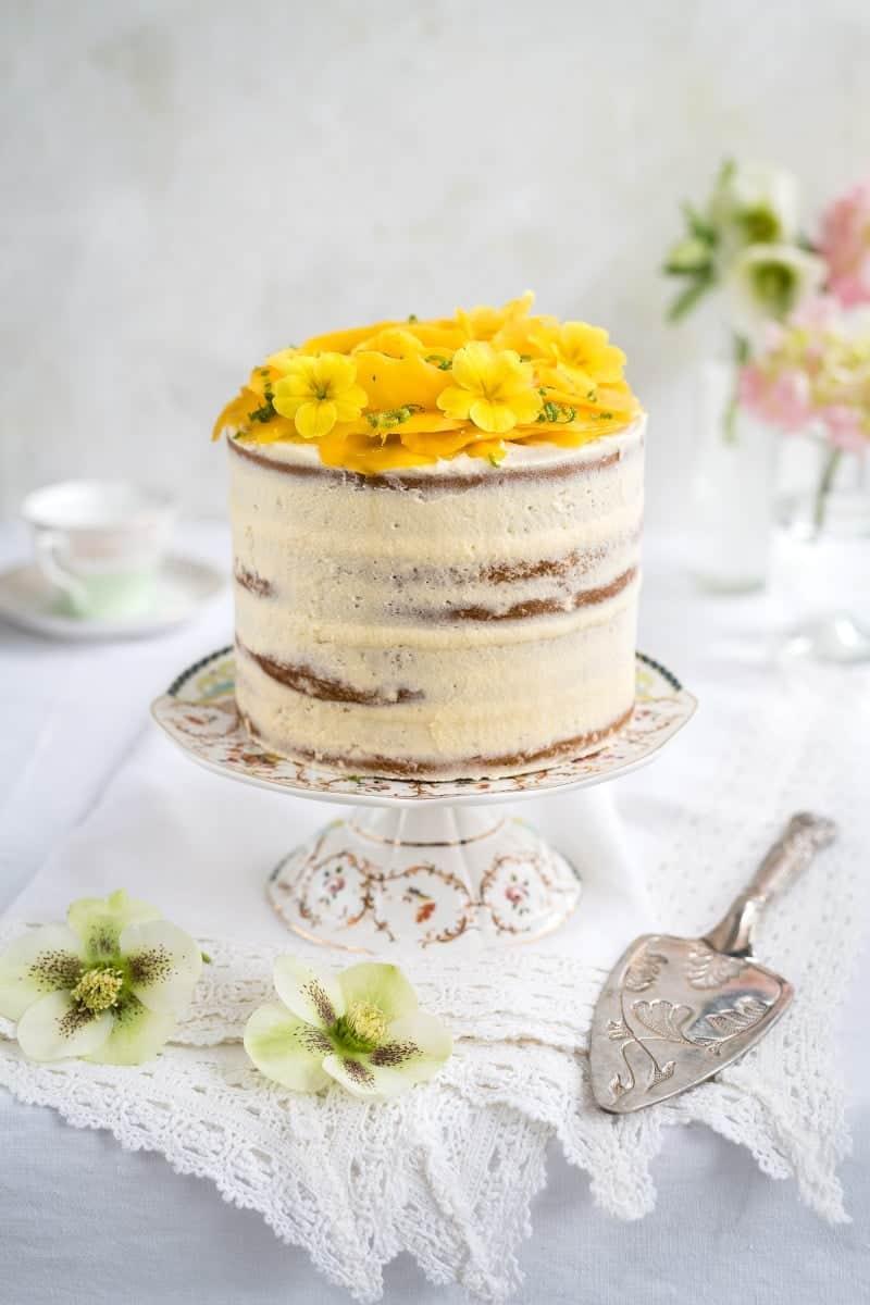 Vegan Tropical Celebration Cake