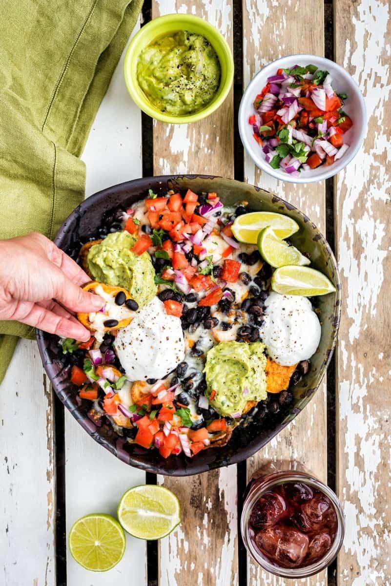 Fully Loaded Sweet Potato Nachos