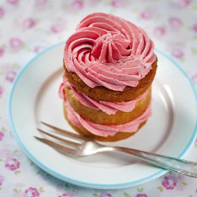 Very vanilla mini cakes