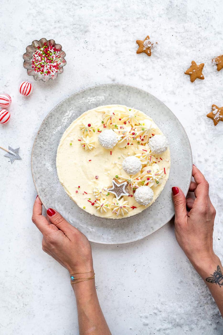 No Bake White Chocolate Cheesecake