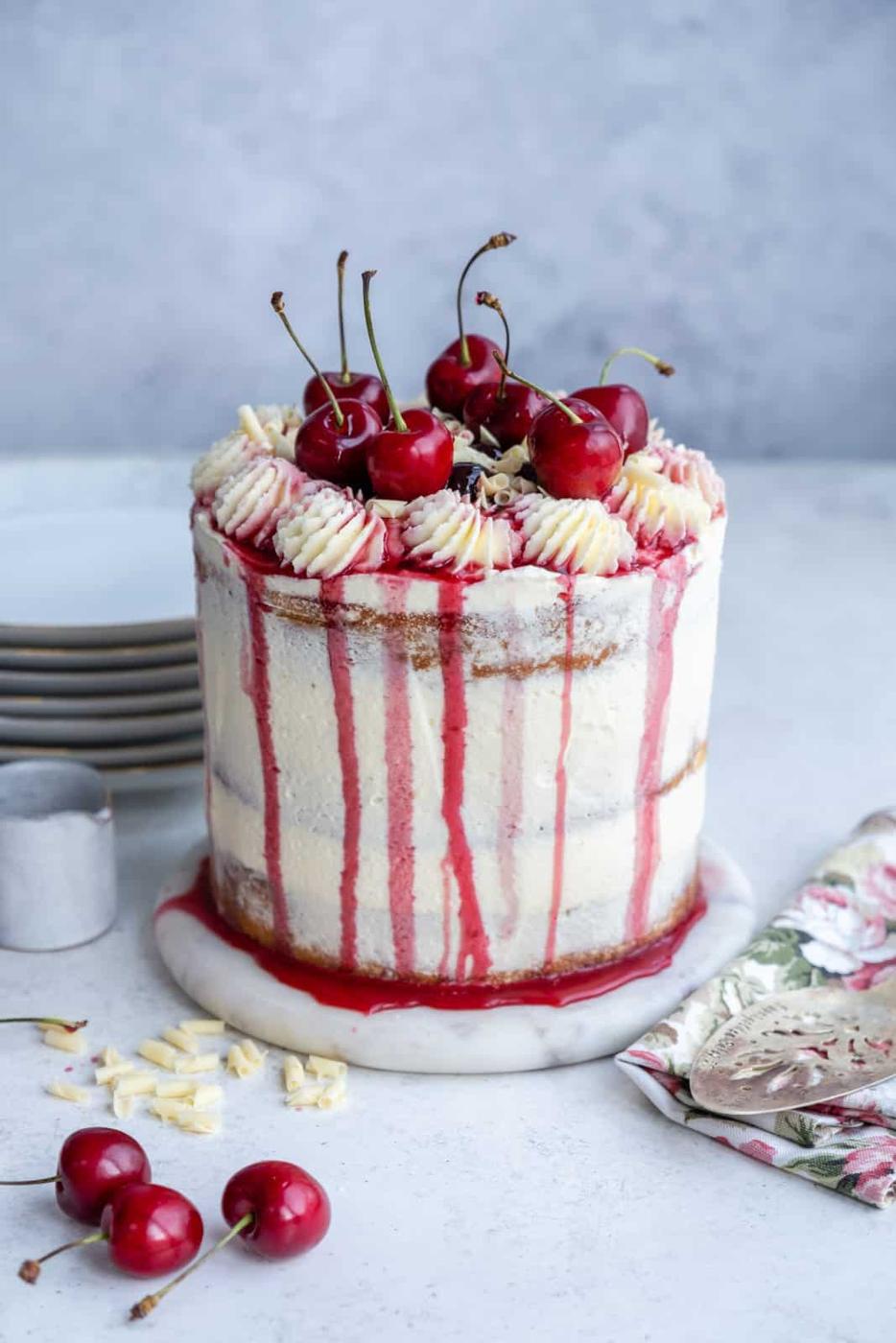 White Forest Cake