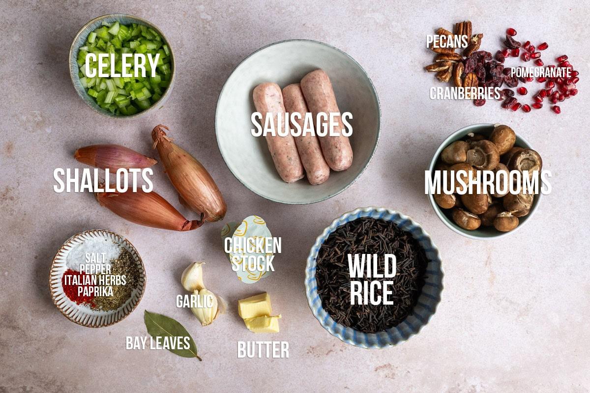 wild rice stuffing ingredients
